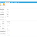 Ganztagsplanung Programm: Screenshot Administration